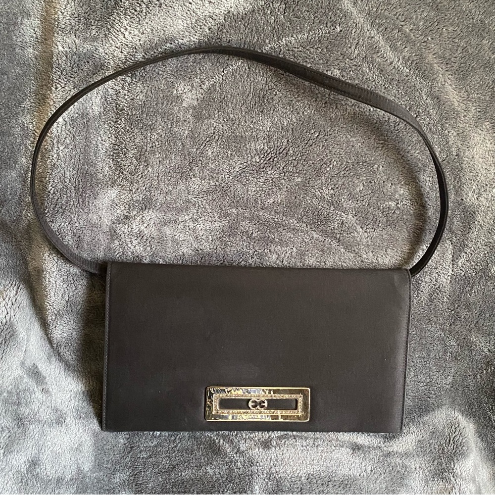 Escada Black Evening Clutch Bag